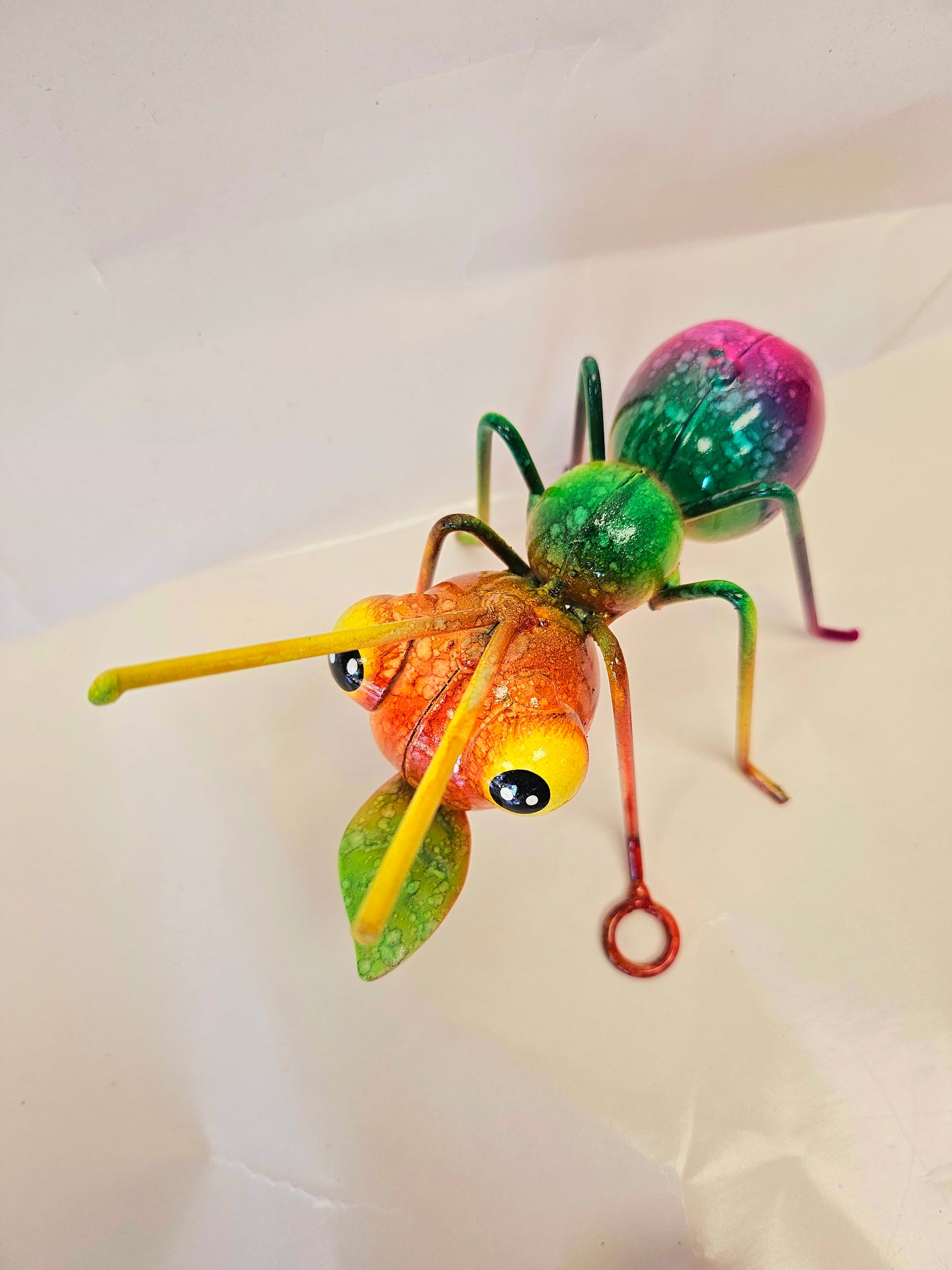 Cute tiny set of 3 metal ants. Handcrafted