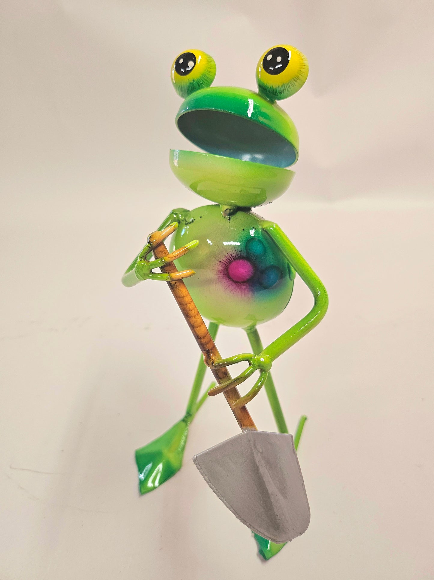 Handcrafted working metal frogs. (Smaller version)